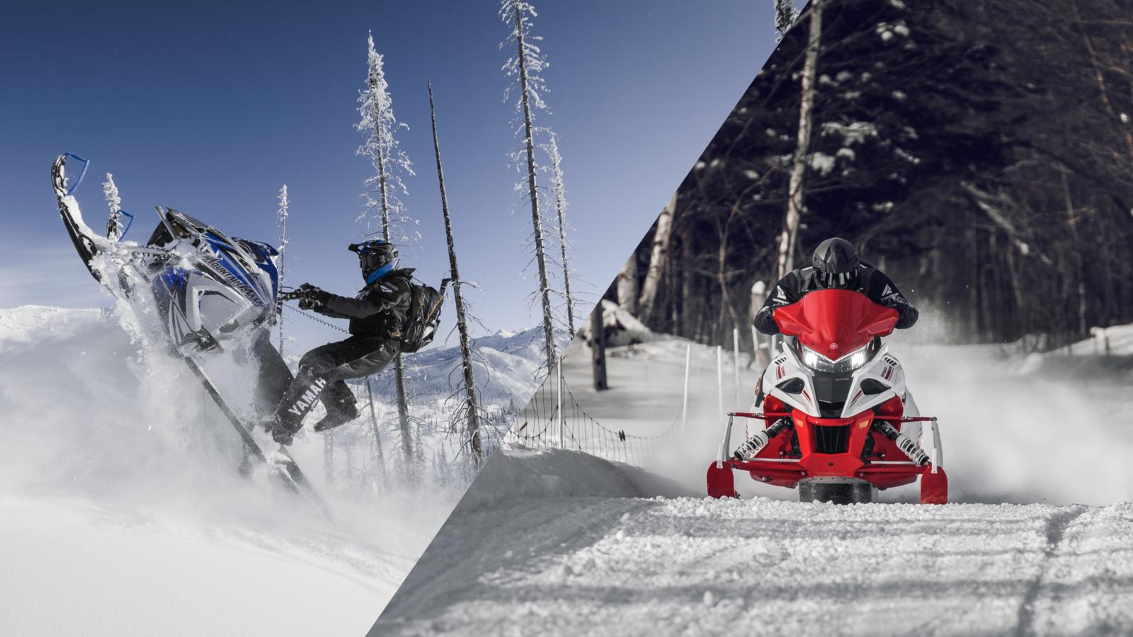 Pe repede inainte: acesta este noul snowmobil Yamaha SRX LE, alaturi de intreaga gama de “imblanzitoare de zapada” Yamaha, pentru sezonul 2022!