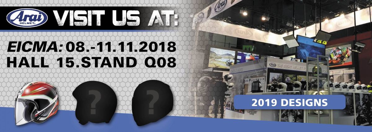 Campionii Arai vin la EICMA!