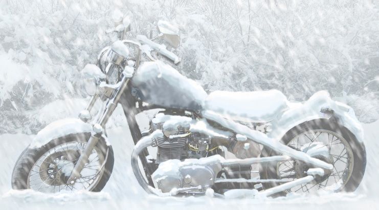 Gazduire (iernat) motocicleta pe timpul iernii 2025 - 2026