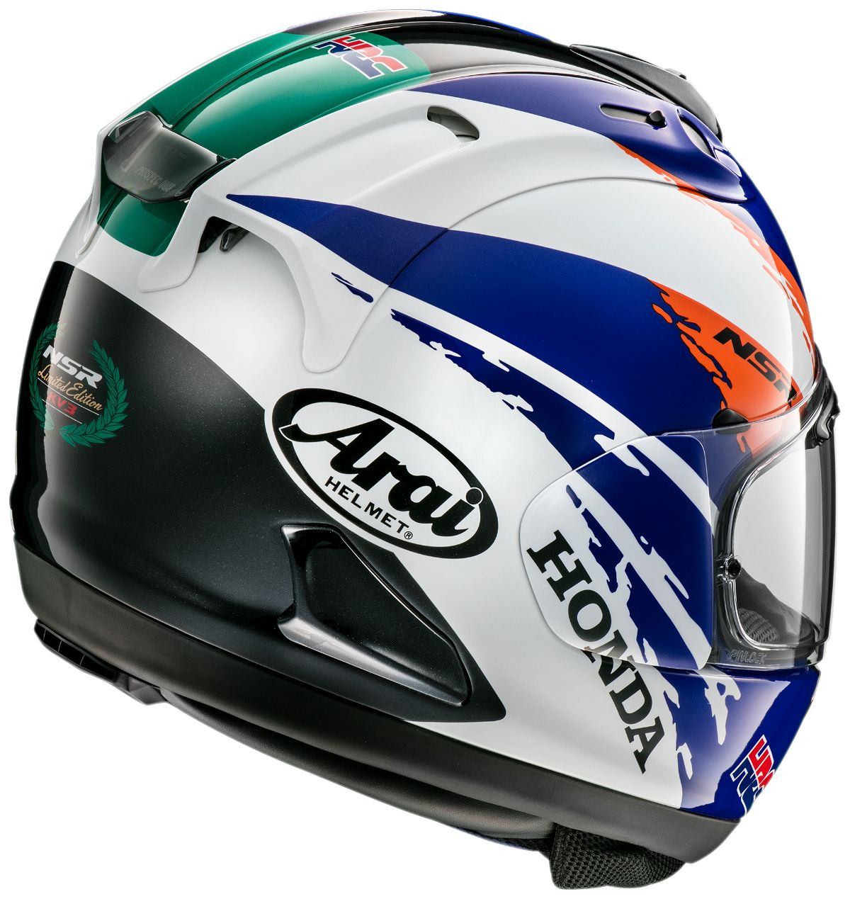 O casca Arai extrem de speciala: RX-7V NSR250R 92