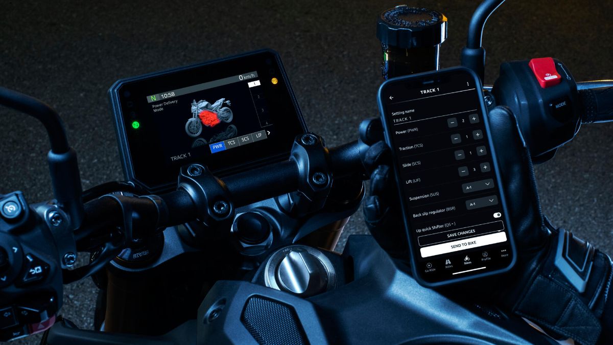 Setări personalizabile de control deplasare Yamaha TRACK