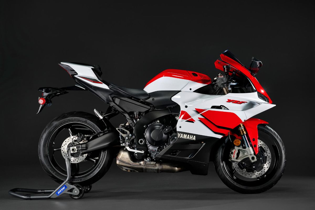 Cel mai ușor cadru Deltabox din aluminiu de la un model Yamaha Supersport